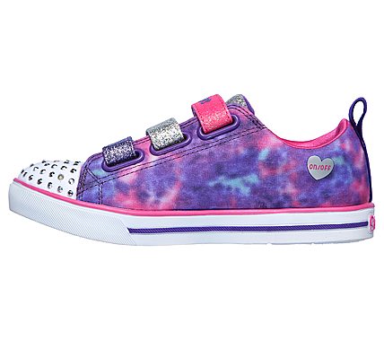 SPARKLE LITE-RAINBOW BRIGHTS, PURPLE MULTI Footwear Left View