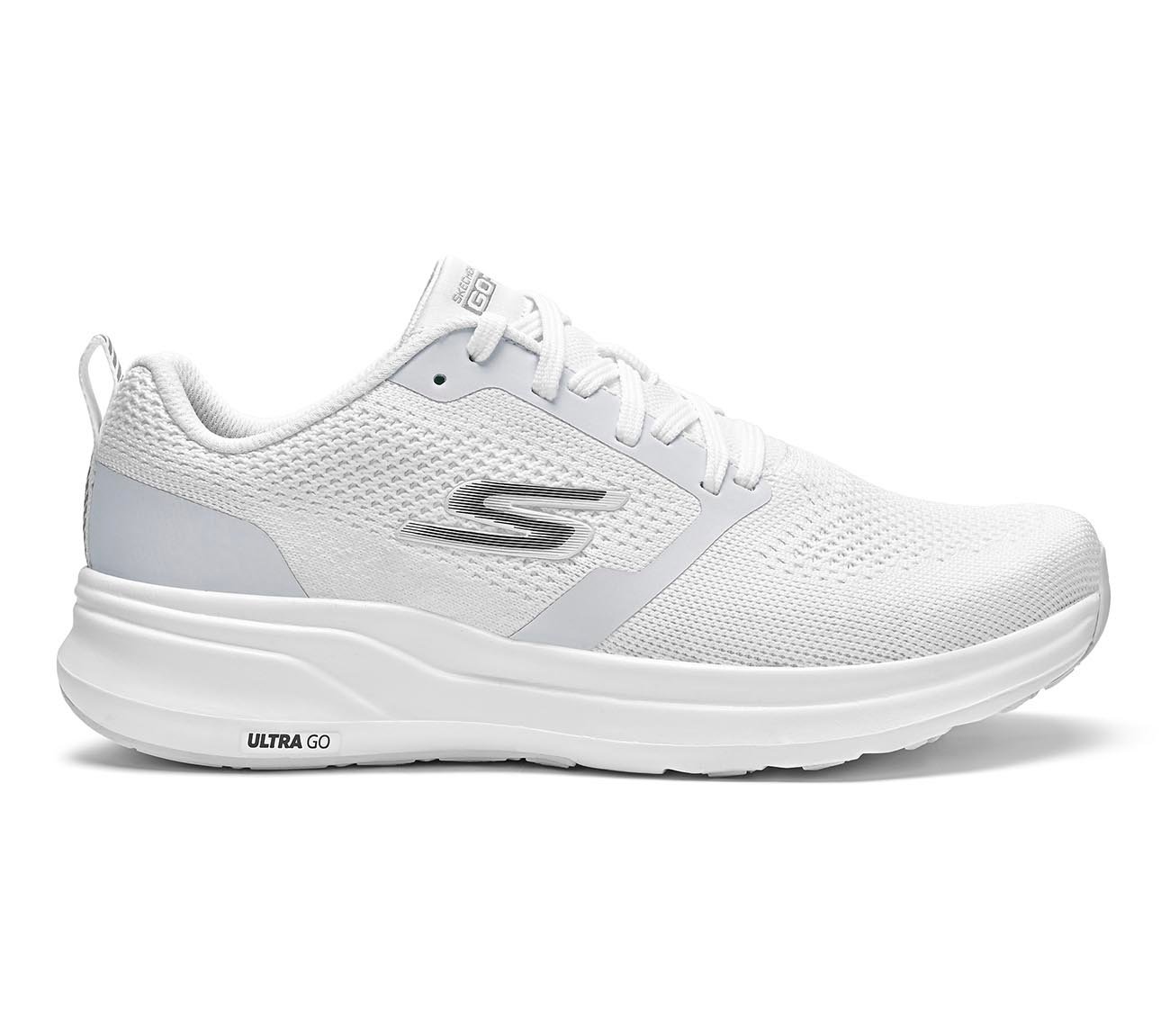 GO RUN PURE, WWWHITE Footwear Lateral View