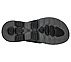 GO WALK 5 - VARSON, BLACK/GREY Footwear Bottom View