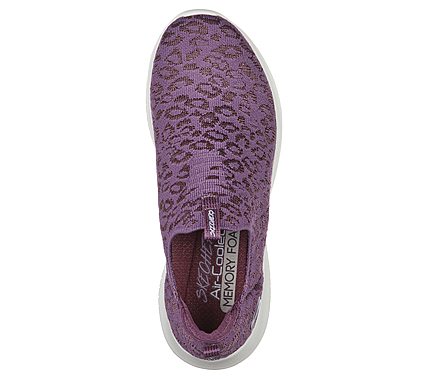 ULTRA FLEX-WILD JOURNEY, PLUM Footwear Top View