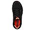 MERIDIAN- OSTWALL, BLACK/CORAL Footwear Top View