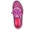 GO RUN PULSE - ROADIE, PINK/HOT PINK Footwear Top View