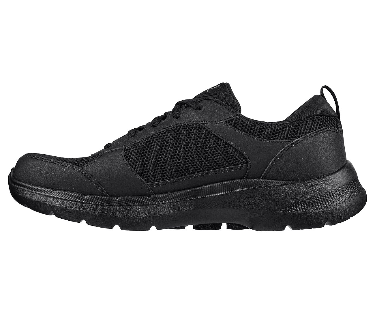 GO WALK 6 - COMPETE, BBLACK Footwear Left View