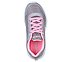 DYNA-LITE-ULTRA DASH, GREY/PINK Footwear Top View