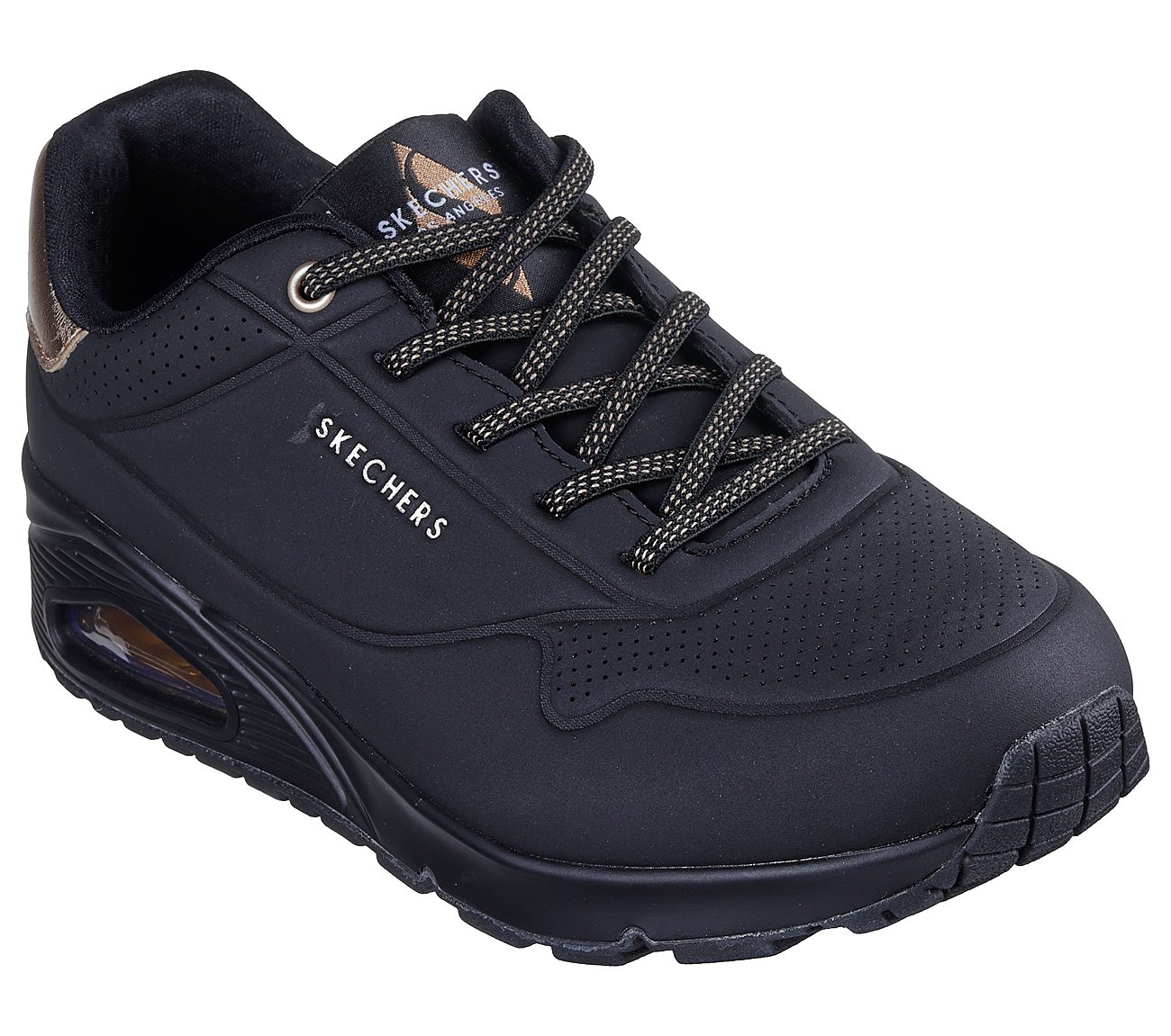 UNO - SHIMMER AWAY, BBLACK Footwear Top View