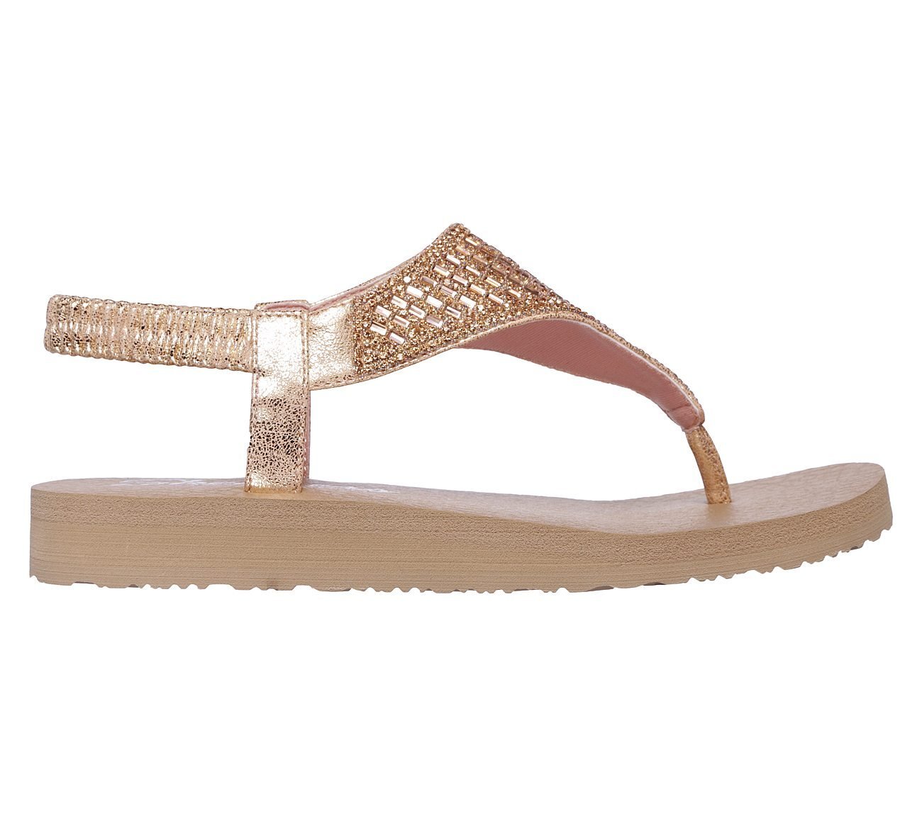 MEDITATION, ROSE GOLD Footwear Lateral View