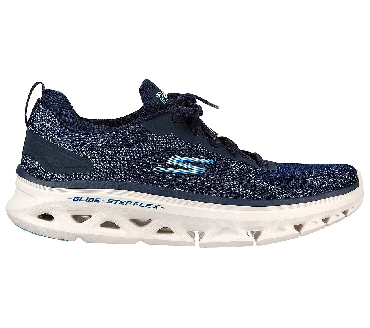 GO RUN GLIDE-STEP FLEX - SKYL, NNNAVY Footwear Right View