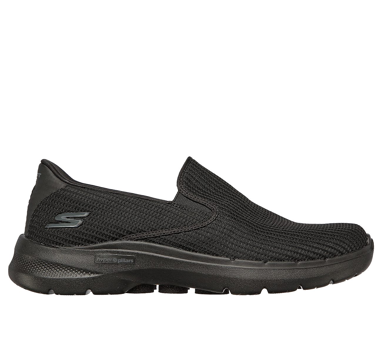 Skechers Black Go Walk 6 Anaglyph Mens Slip On Shoes Style ID: 216201 ...