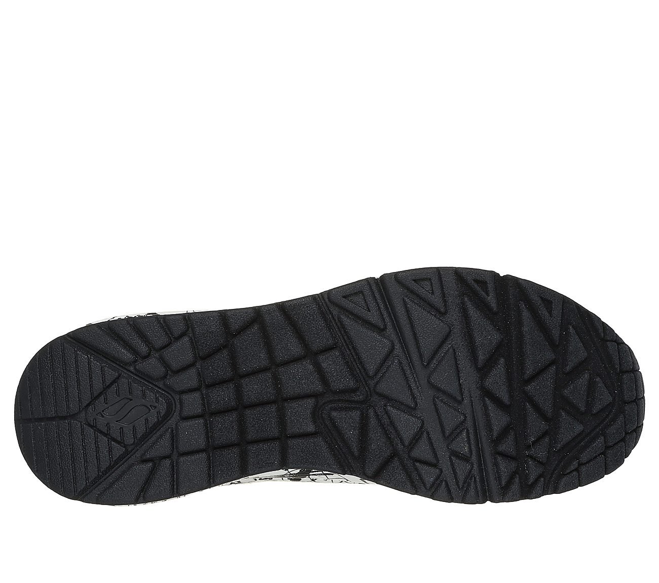 UNO - PROCESS SKETCH, WHITE BLACK Footwear Bottom View