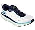 GO RUN RIDE 11, WHITE/NAVY Footwear Lateral View