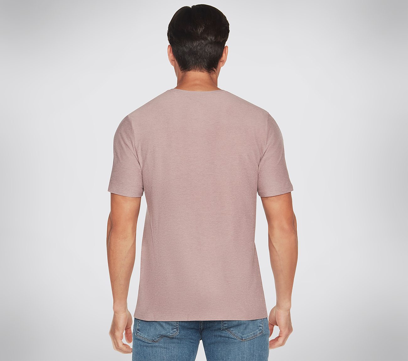 GODRI ALL DAY TEE, TAUPE/LAVENDER Apparels Top View