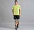 SPACE PRINT LAYER PICKLEBALL SHORTS, BLACK Apparels Right View