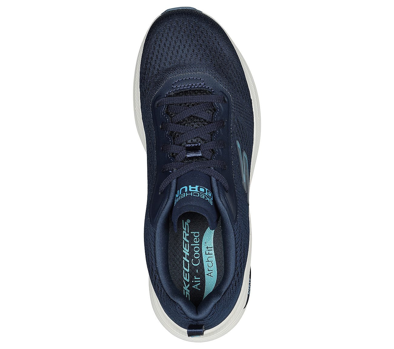 GO RUN ARCH FIT - SKYWAY, NAVY/BLUE Footwear Top View