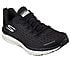 GO RUN RIDE 9 - RIDE 9, BLACK/WHITE Footwear Lateral View