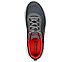 GO RUN SWIRL TECH - MOTION, GREY/RED Footwear Top View