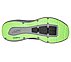 GO RUN PURE 3, CHARCOAL/LIME Footwear Bottom View