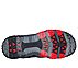 SKECHERS ELITE SPORT FIELD, BLACK/GREY/RED Footwear Bottom View