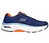 MAX CUSHIONING ARCH FIT - SWI, NAVY/ORANGE Footwear Lateral View