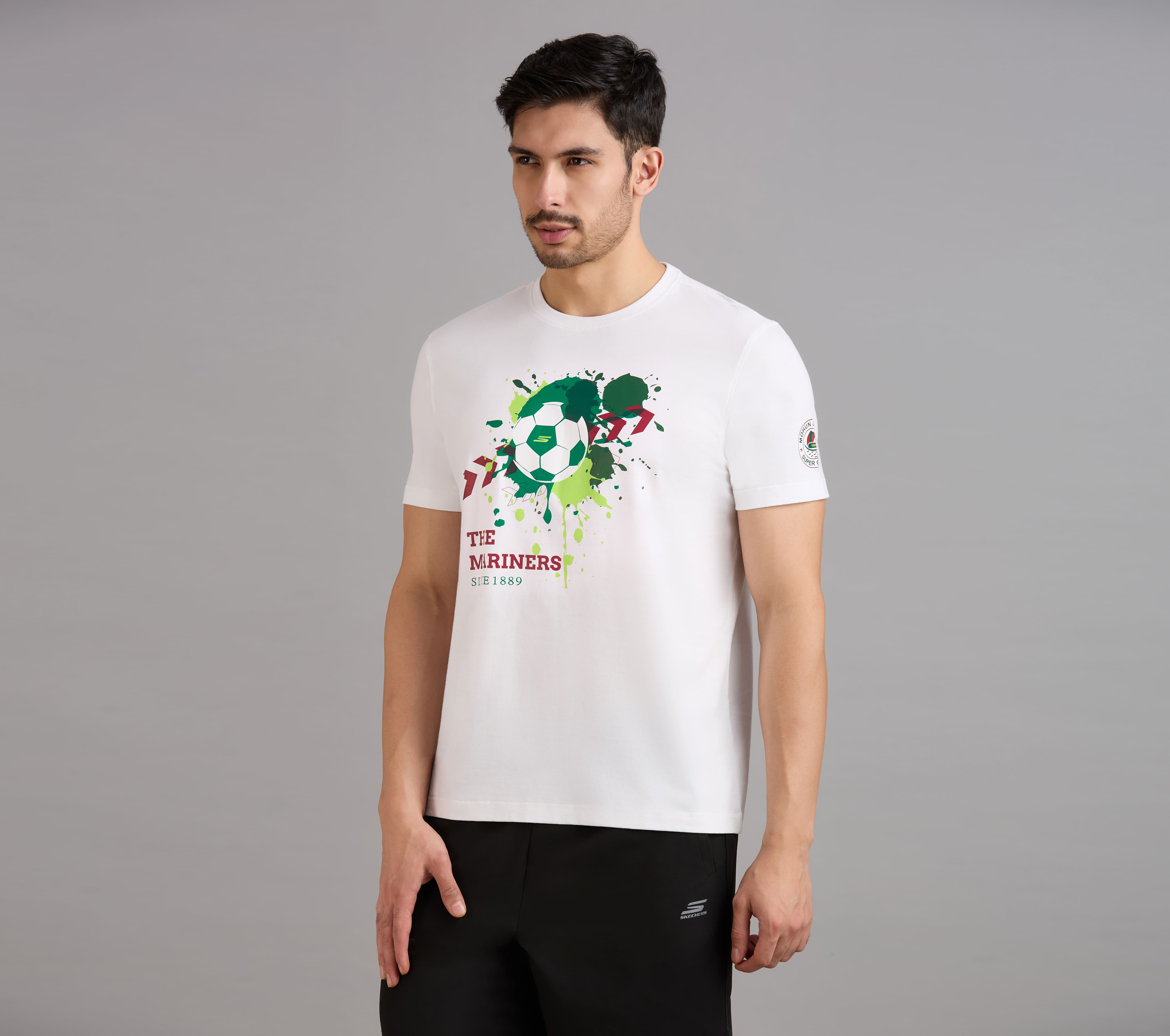 MOHUN BAGAN MARINERS T-SHIRT, WHITE