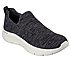 GO WALK FLEX - VELLA, BLACK/WHITE Footwear Right View
