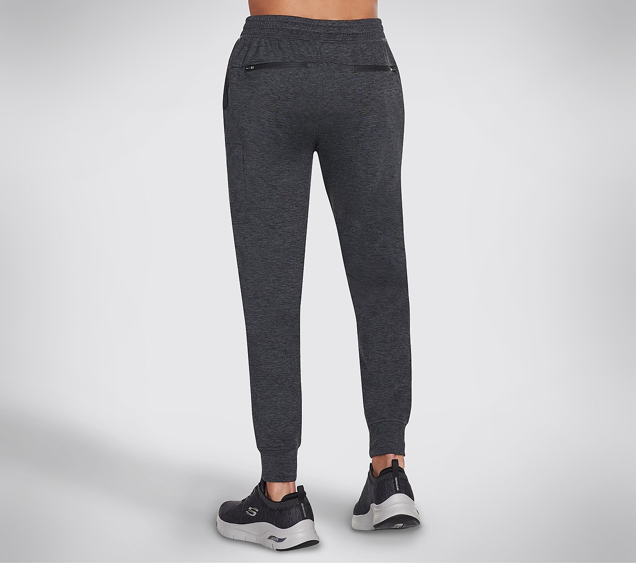SKECH-KNITS ULTRA GO JOGGER, CCHARCOAL Apparel Top View