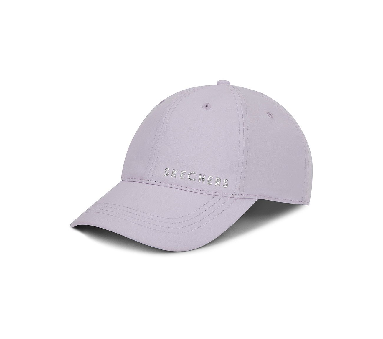 SKECH-SHINE FOIL BASEBALL HAT, BLACK/MULTI Accessories Top View