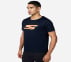 GORUN ELEVATE T-SHIRT, NNNAVY Apparel Top View
