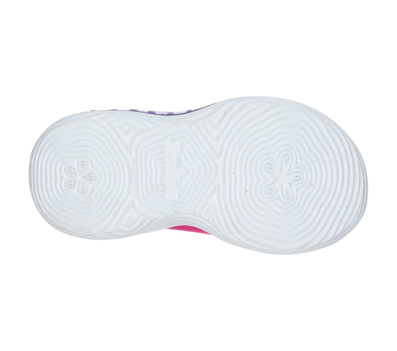 POWER PETALS -, NEON/PINK/MULTI Footwear Bottom View