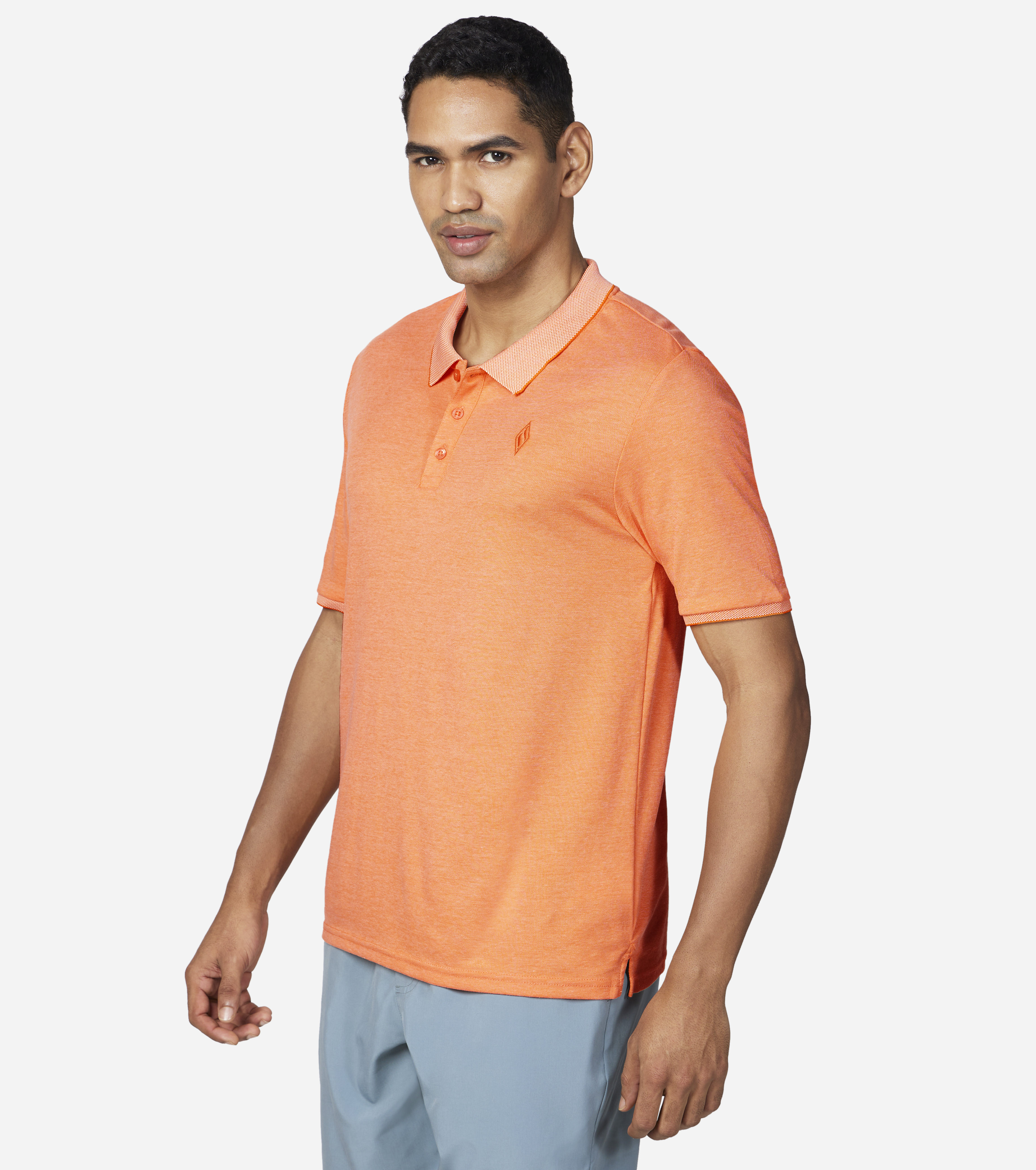 OFF DUTY POLO, OORANGE Apparels Top View