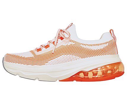 MAX CUSHIONING AIR - TYCOON, WHITE ORANGE Footwear Bottom View