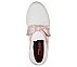 MODERN JOGGER - DEBBIE, WHITE/PINK Footwear Top View