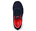 GO RUN FAST-GLIDE, NAVY/HOT PINK Footwear Top View