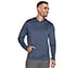 ON THE ROAD HOODED LS, BLUE/GREY