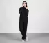 GOLUXE RIB PANT, BBBBLACK Apparels Right View