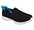 GO WALK SMART-SUNDAY BRUNCH, BLACK/TURQUOISE Footwear Lateral View
