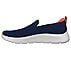 GO WALK FLEX, NAVY/ORANGE Footwear Left View