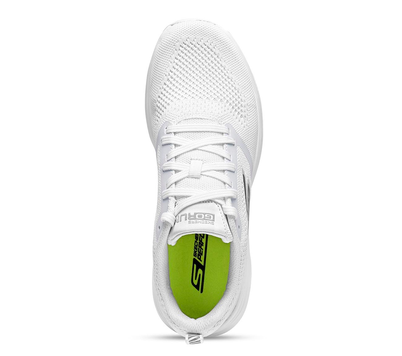 GO RUN PURE, WWWHITE Footwear Top View