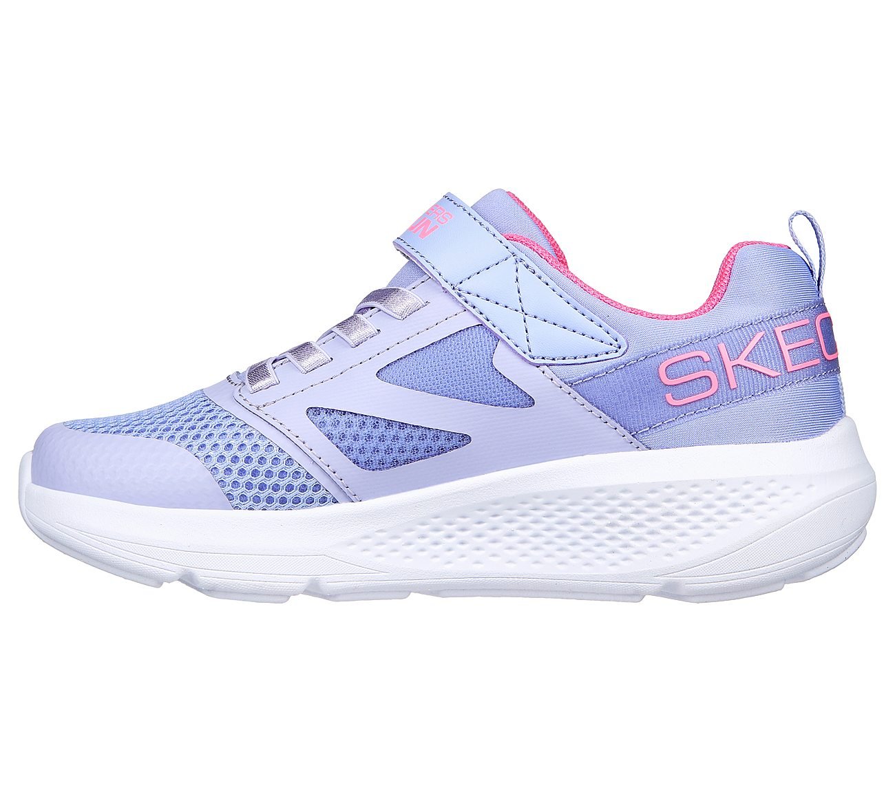 GO RUN ELEVATE - UP STEP, LAVENDER/HOT PINK Footwear Left View