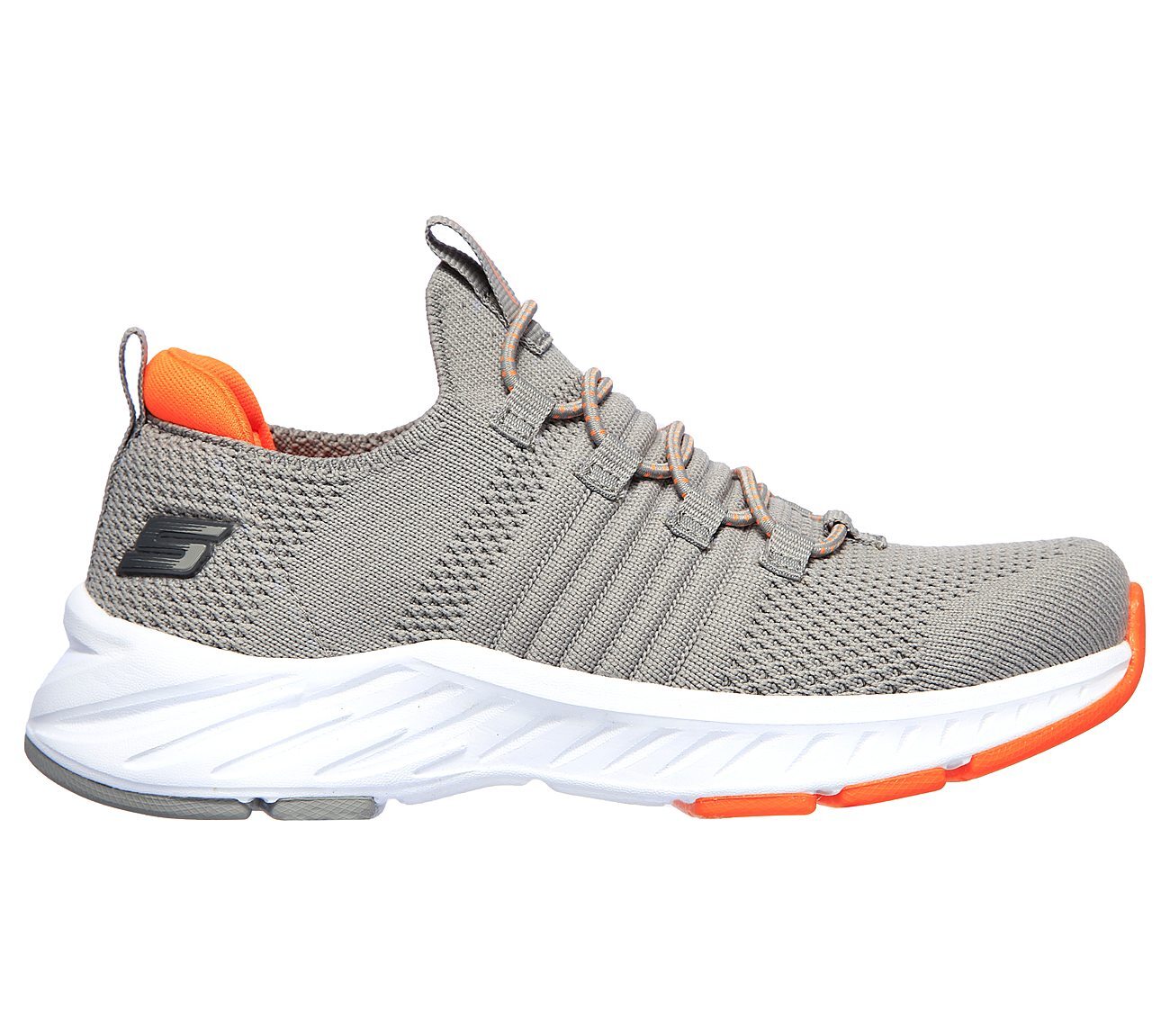 ELITE RUSH, GREY/ORANGE Footwear Lateral View