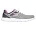 GO RUN 400, CHARCOAL/HOT PINK Footwear Lateral View