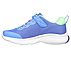 SKECH-AIR AIRMATIC, BLUE/LIME Footwear Left View