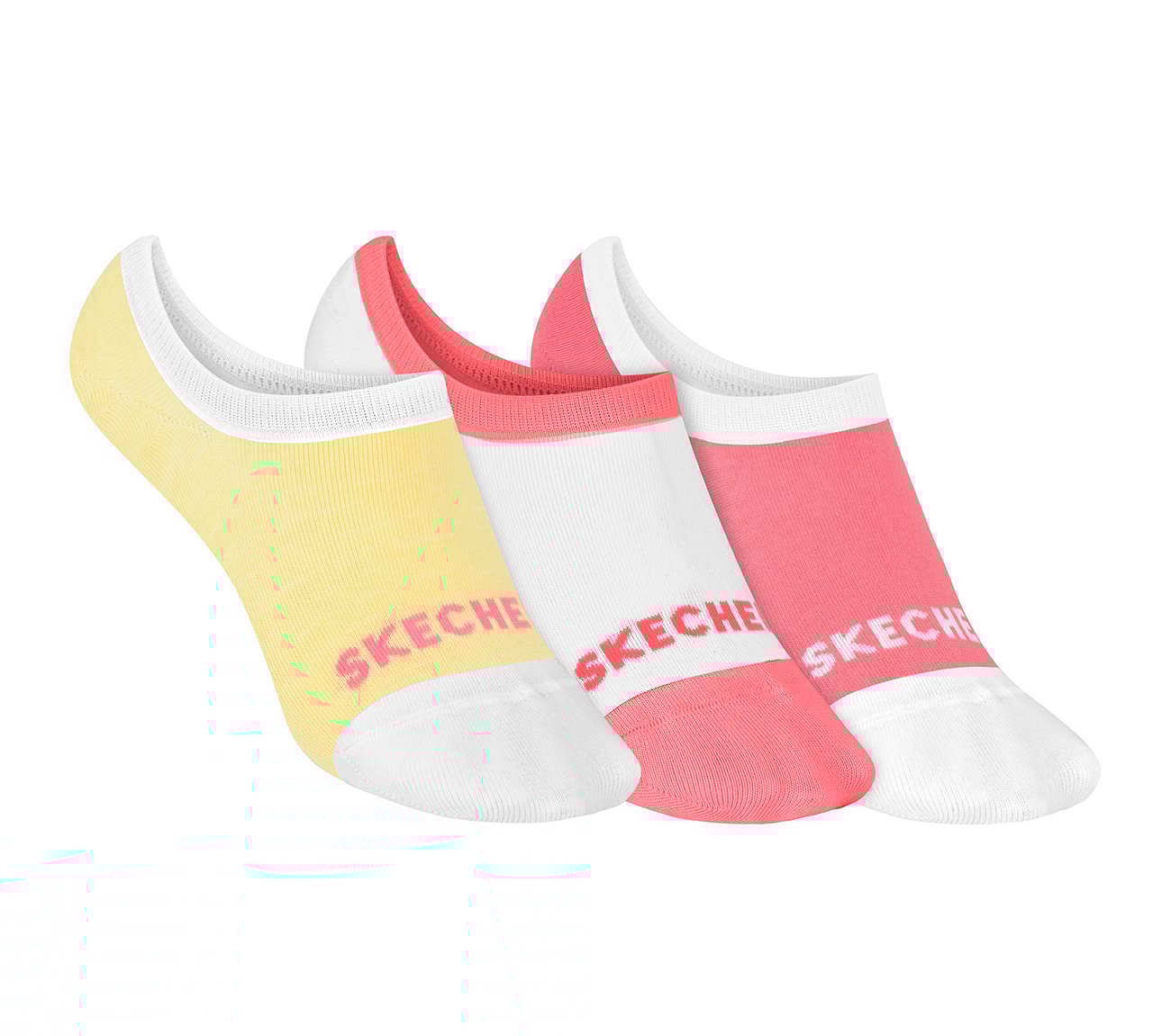 3PK WOMENS PLAIN NON TERRY LI, YELLOW/PINK