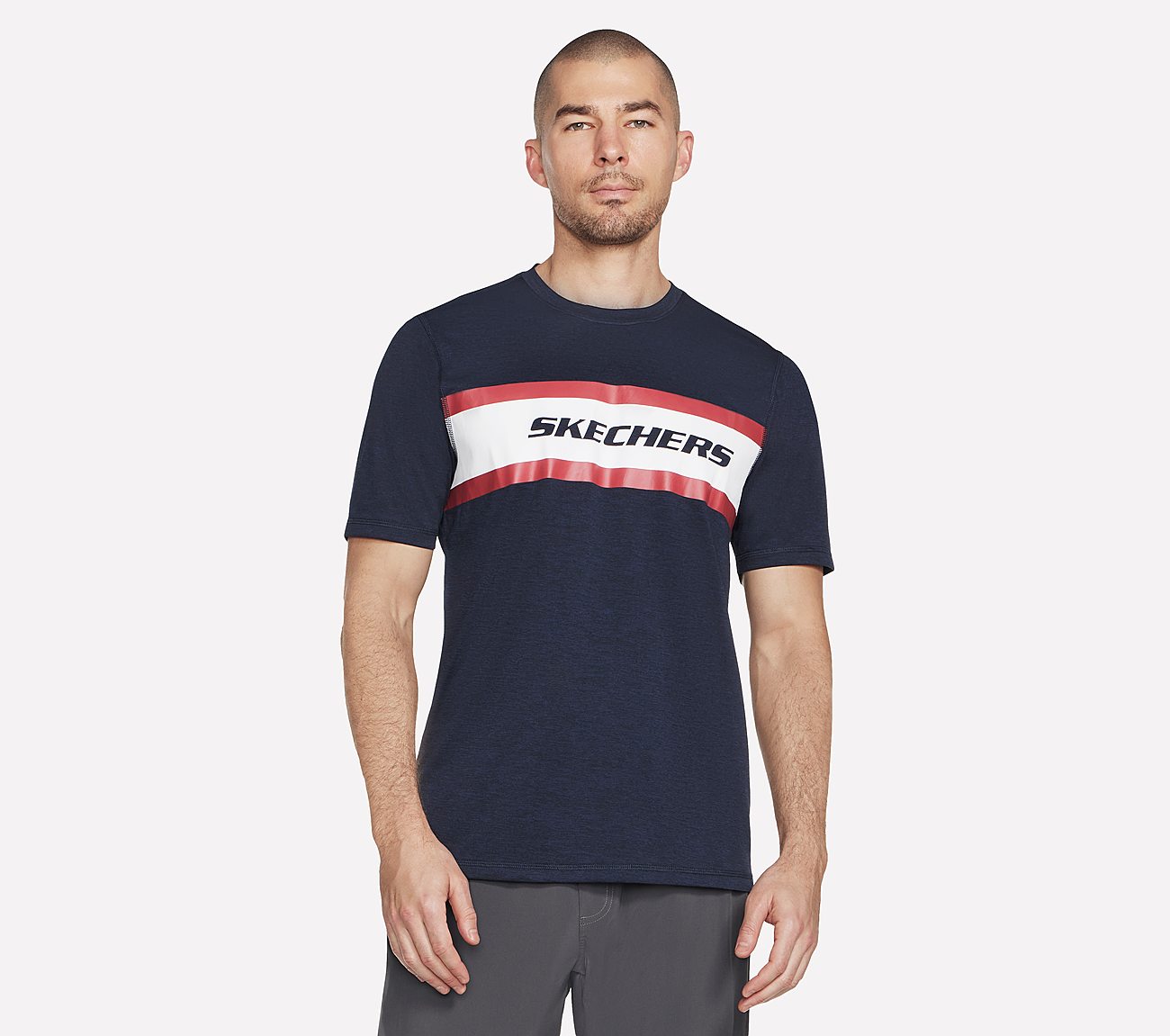 GODRI CHARGE DASH T-SHIRT, NNNAVY Apparels Lateral View
