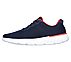 GO RUN 400, NAVY/RED Footwear Left View