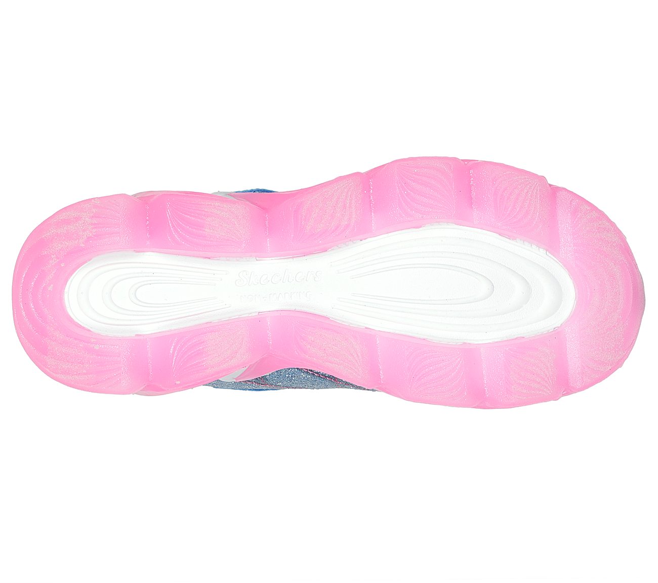HYPER SURGE, LIGHT BLUE/PINK Footwear Bottom View