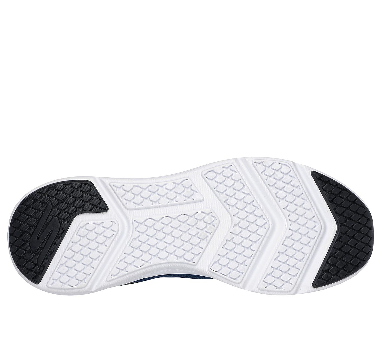 GO RUN VELOCITY, NAVY/BLACK Footwear Bottom View