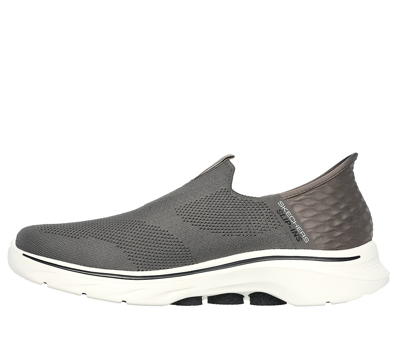 GO WALK 7 - EASY ON 2, BROWN Footwear Left View