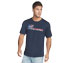 SPLIT TRIPLE S HALFTONE CREW, NNNAVY Apparels Lateral View