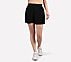 TOWEL LOOP WAISTBAND SHORTS, BLACK