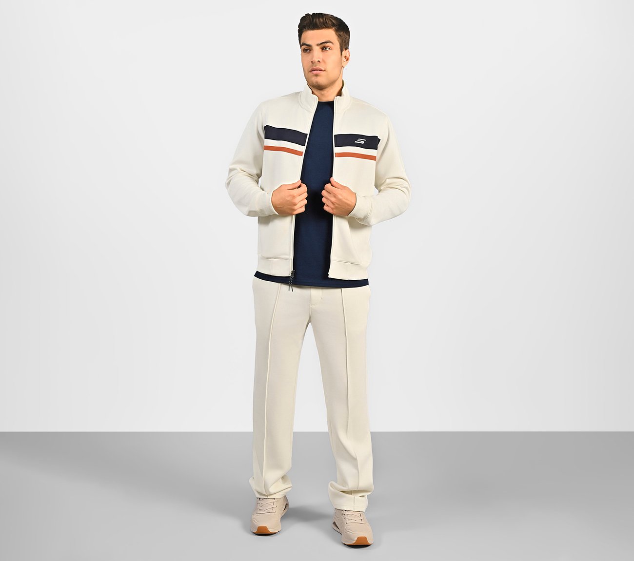 PERFORMANCE TRACK PANT, NATURAL/GREY Apparel Right View